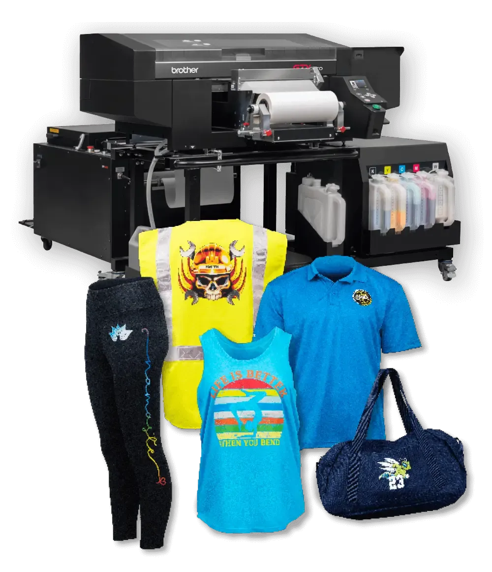 GTX R2R Printer with printed materials