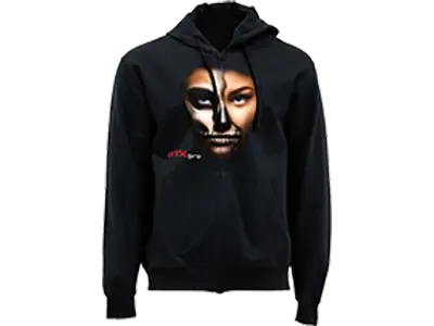 Hoodie printed with GTXpro printer