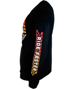 Black t-shirt printed with GTXpro printer