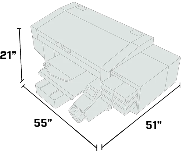 Machine dimensions
